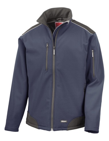 RES-R124X-Ripstop Soft Shell Workwear Jacket With Cordura Panels