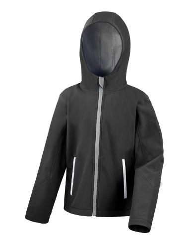 RES-R224Y-Youth TX Performance Hooded Soft Shell Jacket