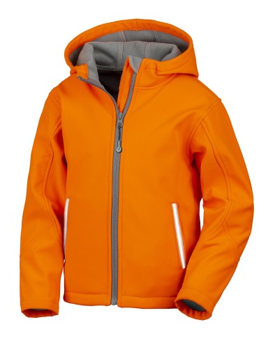 RES-R224Y-Youth TX Performance Hooded Soft Shell Jacket