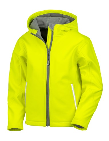 RES-R224Y-Youth TX Performance Hooded Soft Shell Jacket