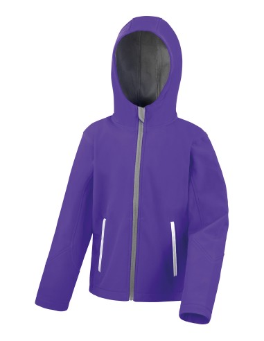 RES-R224Y-Youth TX Performance Hooded Soft Shell Jacket