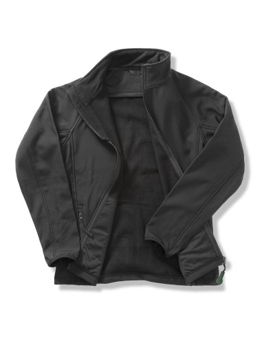 RES-R231F-Womens Printable Softshell Jacket with Recycled Fleece Inner