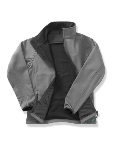 RES-R231F-Womens Printable Softshell Jacket with Recycled Fleece Inner