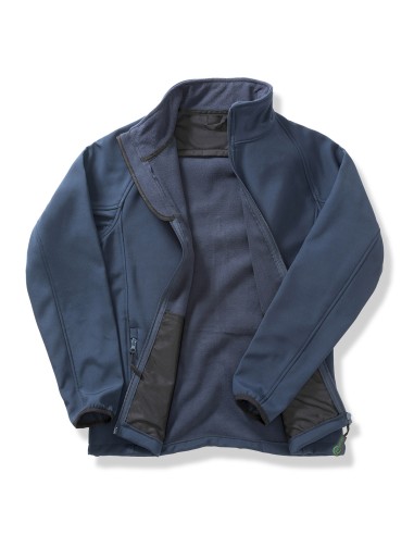 RES-R231F-Womens Printable Softshell Jacket with Recycled Fleece Inner