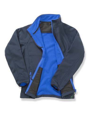 RES-R231F-Womens Printable Softshell Jacket with Recycled Fleece Inner