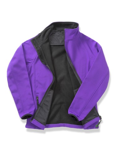 RES-R231F-Womens Printable Softshell Jacket with Recycled Fleece Inner
