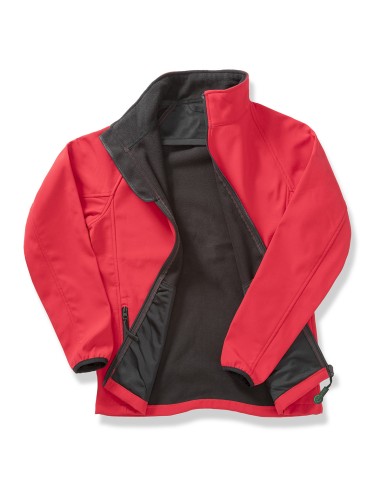 RES-R231F-Womens Printable Softshell Jacket with Recycled Fleece Inner