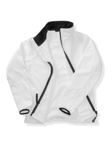RES-R231F-Womens Printable Softshell Jacket with Recycled Fleece Inner