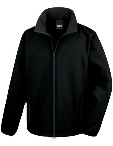 RES-R231M-Men's Printable Softshell Jacket with Recycled Fleece Inner