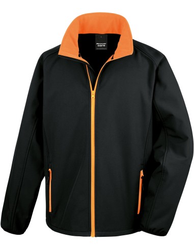 RES-R231M-Men's Printable Softshell Jacket with Recycled Fleece Inner
