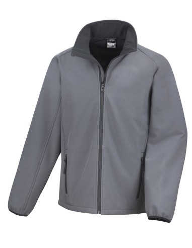 RES-R231M-Men's Printable Softshell Jacket with Recycled Fleece Inner