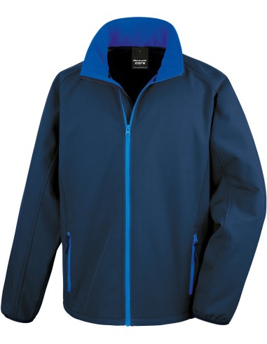 RES-R231M-Men's Printable Softshell Jacket with Recycled Fleece Inner
