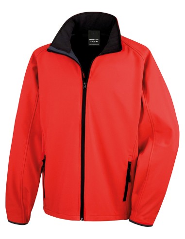 RES-R231M-Men's Printable Softshell Jacket with Recycled Fleece Inner