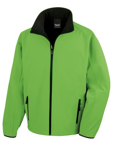 RES-R231M-Men's Printable Softshell Jacket with Recycled Fleece Inner