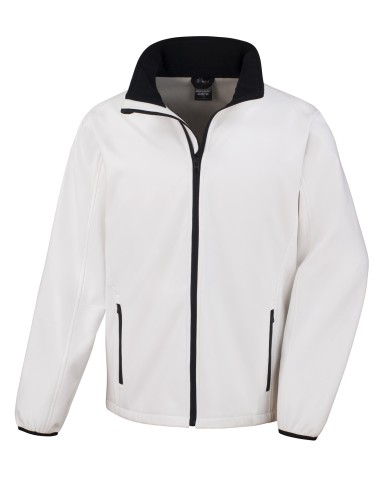 RES-R231M-Men's Printable Softshell Jacket with Recycled Fleece Inner