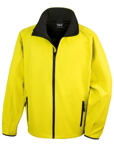 RES-R231M-Men's Printable Softshell Jacket with Recycled Fleece Inner