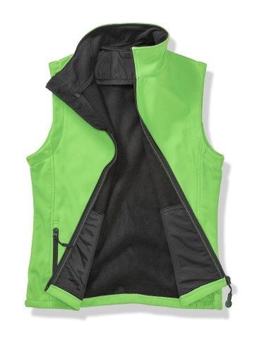 RES-R232F-Womens Printable Softshell Bodywarmer with Recycled Fleece Inner