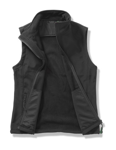 RES-R232M-Men's Printable Softshell Bodywarmer with Recycled Fleece Inner
