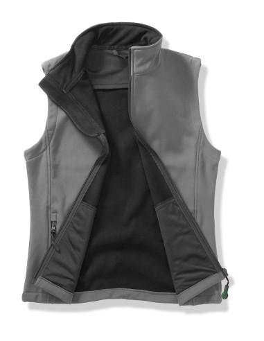 RES-R232M-Men's Printable Softshell Bodywarmer with Recycled Fleece Inner