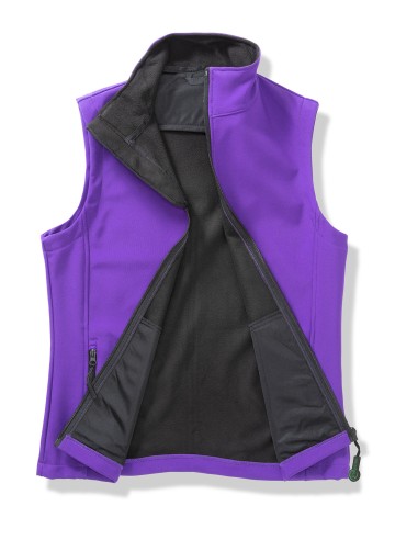 RES-R232M-Men's Printable Softshell Bodywarmer with Recycled Fleece Inner