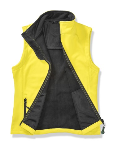 RES-R232M-Men's Printable Softshell Bodywarmer with Recycled Fleece Inner