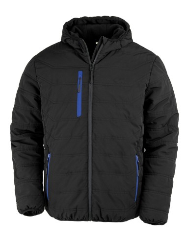 RES-R240X-Recycled Black Compass Padded Winter Jacket