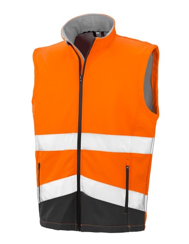 RES-R451X-Printable Safety Softshell Gilet