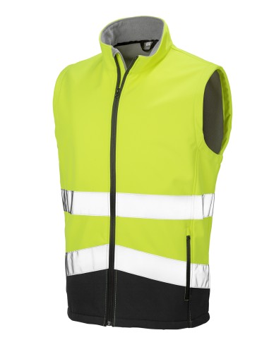 RES-R451X-Printable Safety Softshell Gilet