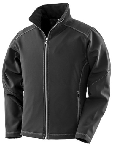 RES-R455F-Womens Treble Stitch Softshell Jacket