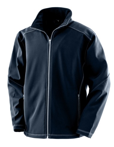 RES-R455M-Mens Treble Stitch Softshell Jacket