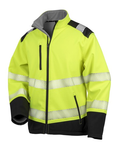 RES-R476X-Printable Ripstop Safety Softshell Jacket