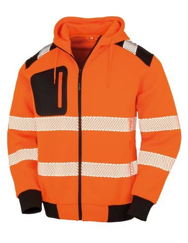 RES-R503X-Recycled Zipped Safety Hoody