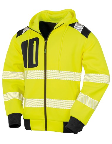 RES-R503X-Recycled Zipped Safety Hoody