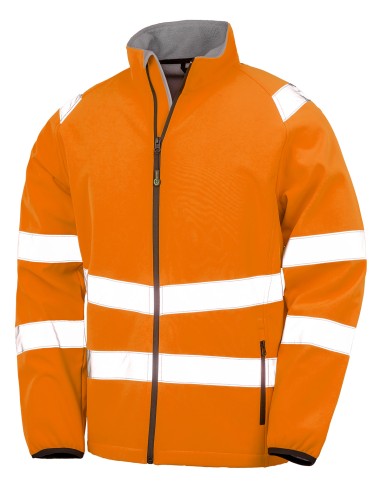 RES-R505X-Recycled Printable Safety Softshell Jacket