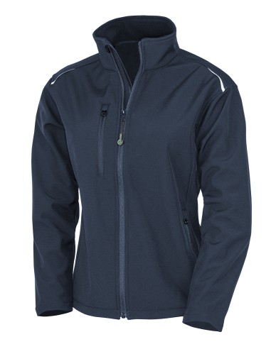 RES-R900F-Womens Recycled 3-Layer Printable Softshell Jacket