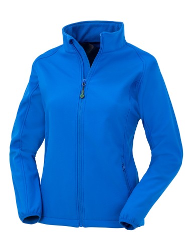RES-R901F-Womens Recycled 2-Layer Printable Softshell Jacket