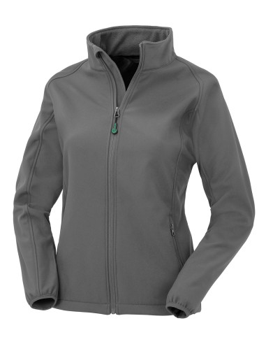 RES-R901F-Womens Recycled 2-Layer Printable Softshell Jacket