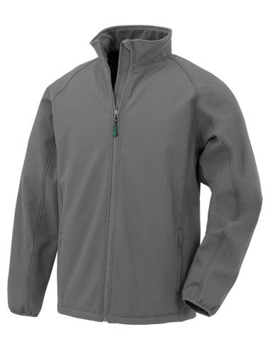 RES-R901J-Recycled 2-Layer Printable Junior Softshell Jacket