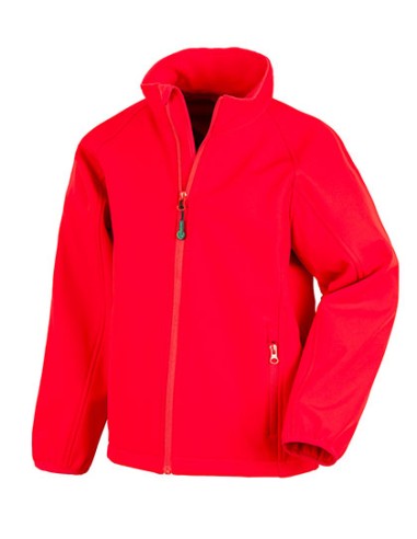 RES-R901Y-Recycled 2-Layer Printable Youth Softshell Jacket