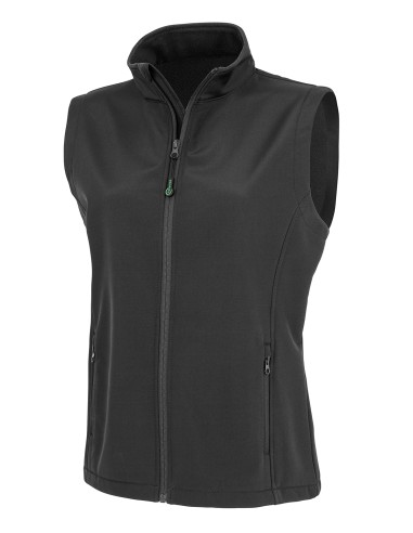 RES-R902F-Womens Recycled 2-Layer Printable Softshell Bodywarmer