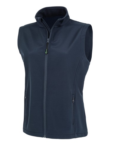 RES-R902F-Womens Recycled 2-Layer Printable Softshell Bodywarmer