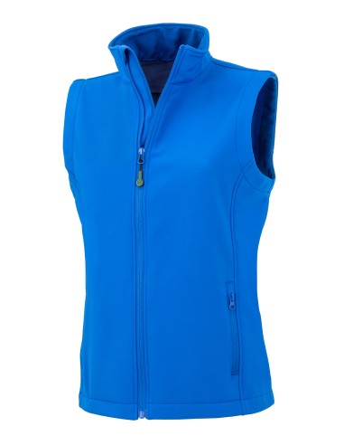 RES-R902F-Womens Recycled 2-Layer Printable Softshell Bodywarmer