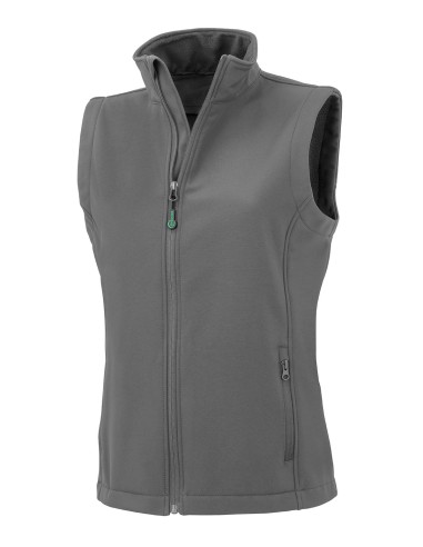 RES-R902F-Womens Recycled 2-Layer Printable Softshell Bodywarmer
