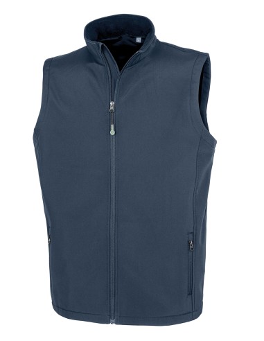 RES-R902M-Mens Recycled 2-Layer Printable Softshell Bodywarmer