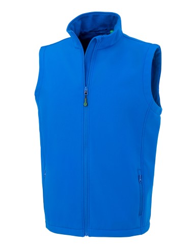 RES-R902M-Mens Recycled 2-Layer Printable Softshell Bodywarmer