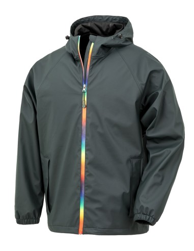 RES-R908X-Prism PU Waterproof Jacket With Recycled Backing