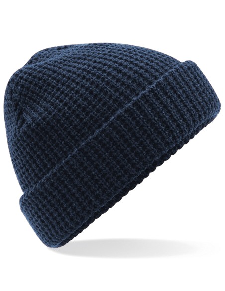 B-B422-Classic Waffle Knit Beanie