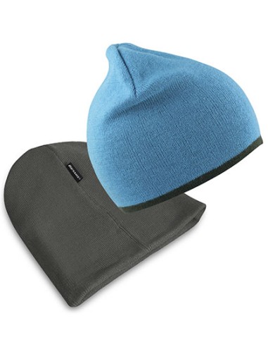 RES-RC046X-Soft Feel Cuffless Reversible Beanie