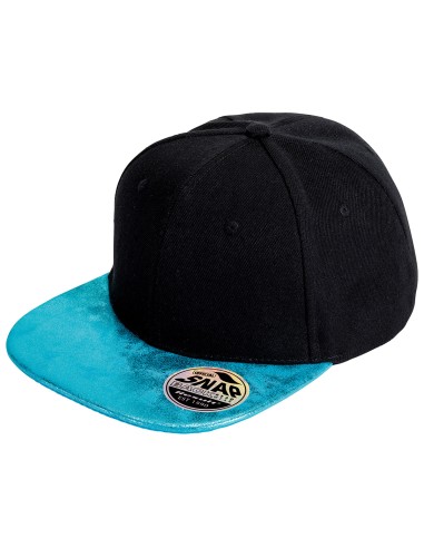 RES-RC087X-Bronx Flat Glitter Peak Snapback Cap