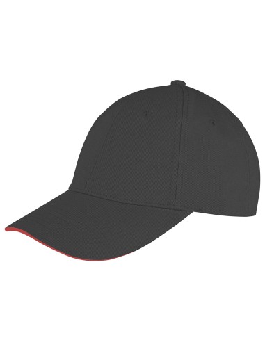 RES-RC091X-Memphis Brushed Cotton Low Profile Sandwich Peak Cap
